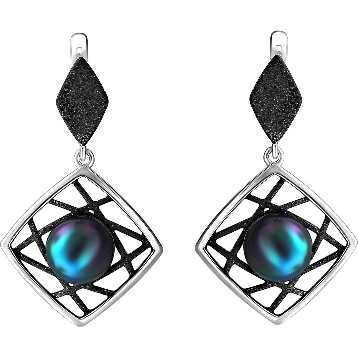 

Серьги женские из серебра DeFleur С20С35843S2, жемчуг, С20С35843S2