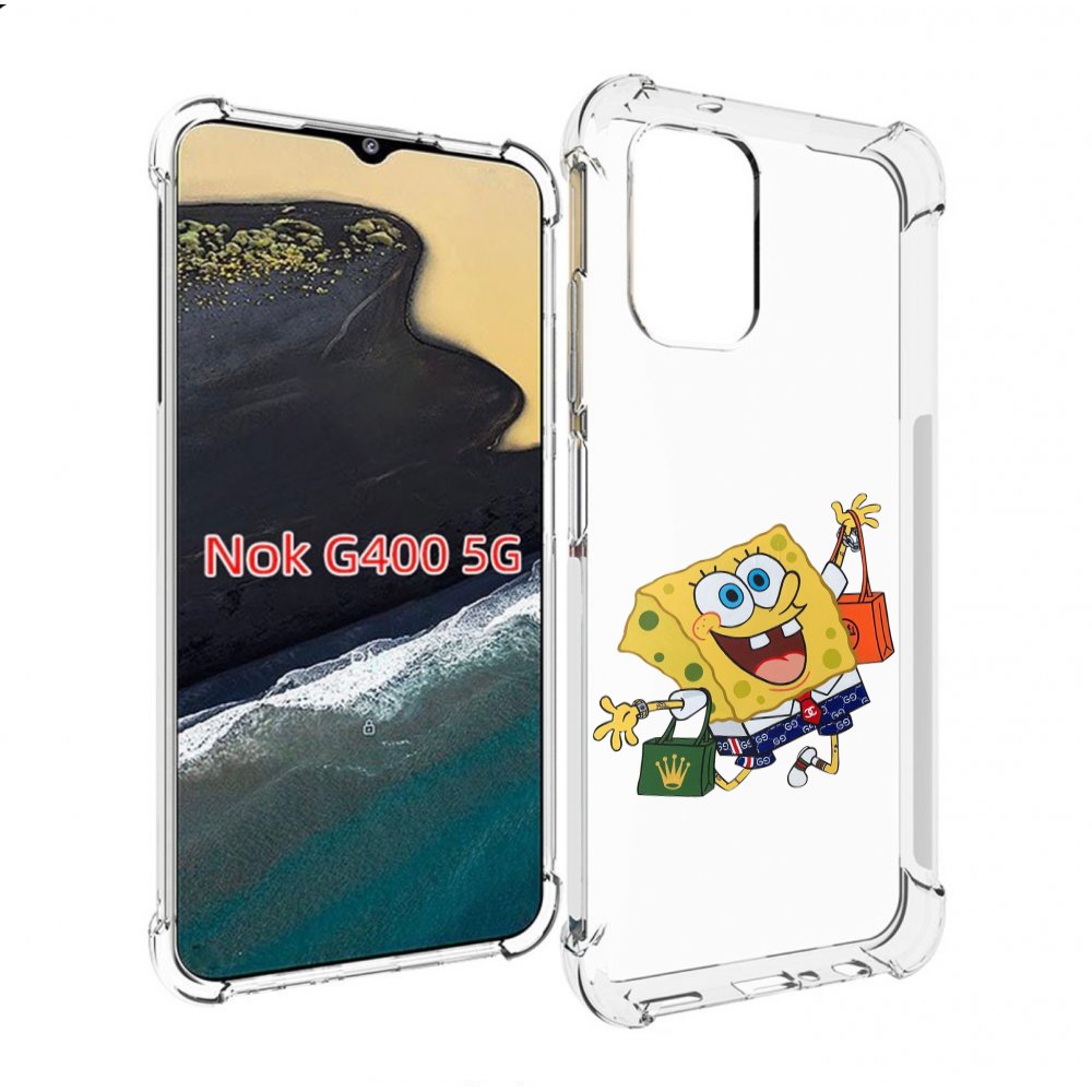 

Чехол MyPads модный-спанч-боб для Nokia G400 5G, Прозрачный, Tocco