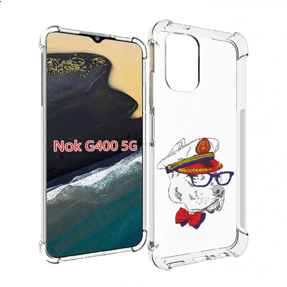 

Чехол MyPads бульдог для Nokia G400 5G, Прозрачный, Tocco