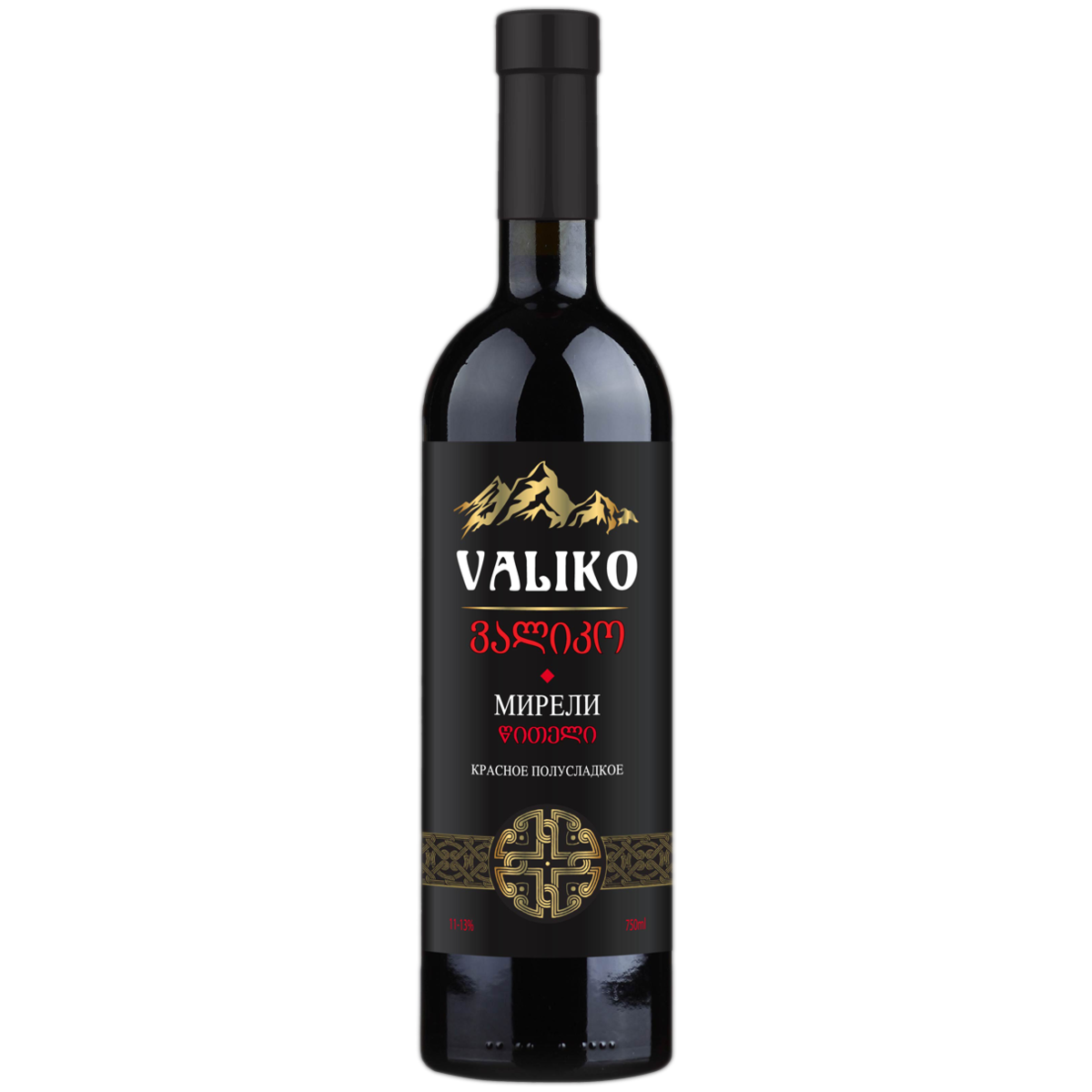 

Вино VALIKO Мирели красное полусладкое 0,75 л