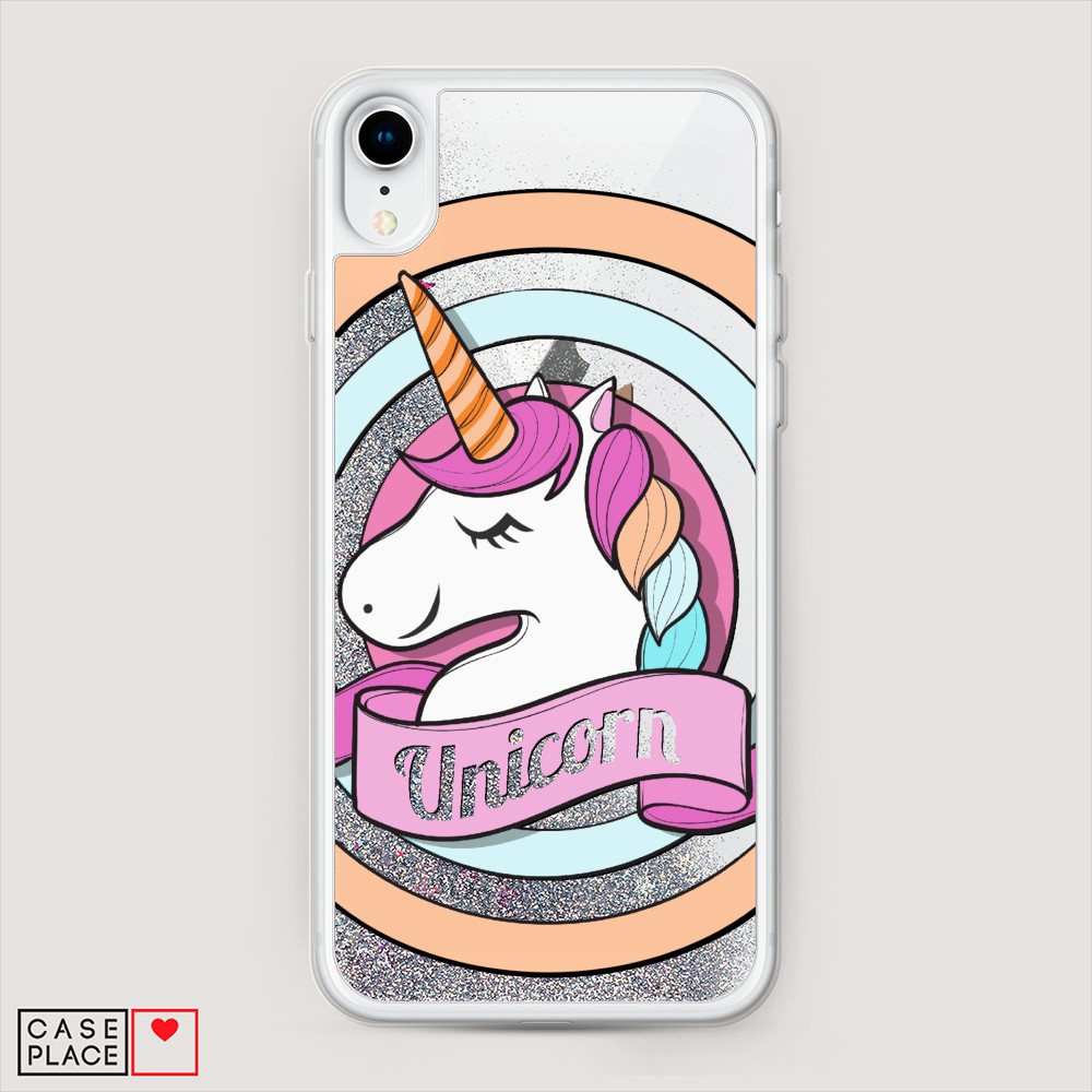 

Чехол Awog на Apple iPhone XR (10R) / Айфон XR (10R) "Unicorn зефирный", Разноцветный, 12091-1