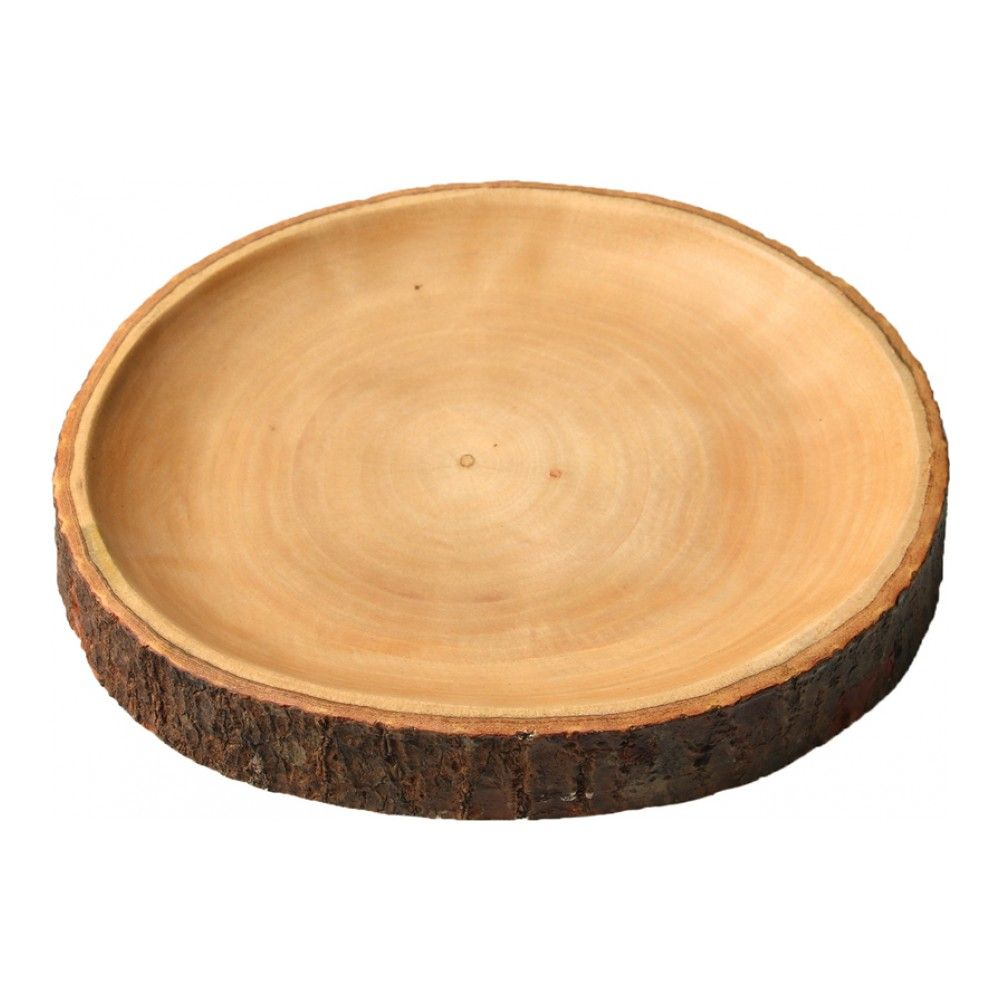 фото Блюдо сервировочное be home mango wood with bark, 0,35л, 28см, 34-07be