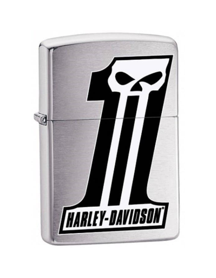 

Зажигалка Zippo Harley Davidson, Серебристый;черный;белый, Harley Davidson