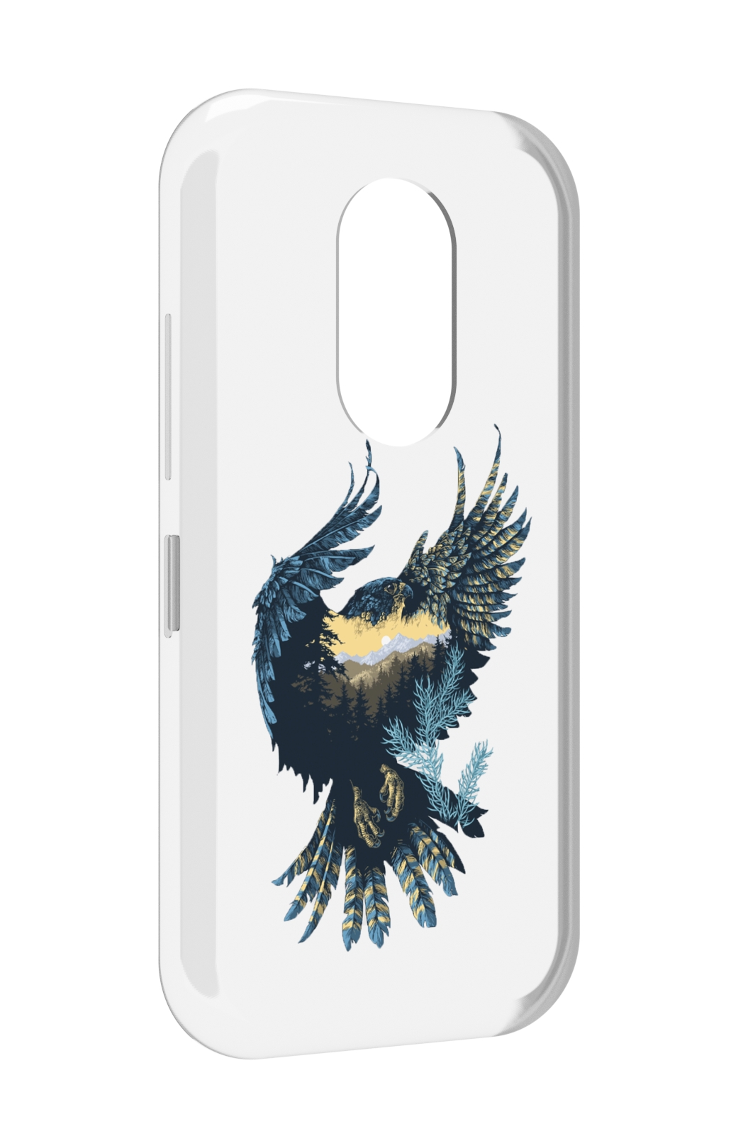 

Чехол MyPads мирок в соколе для Doogee S61 / S61 Pro, Прозрачный, Tocco