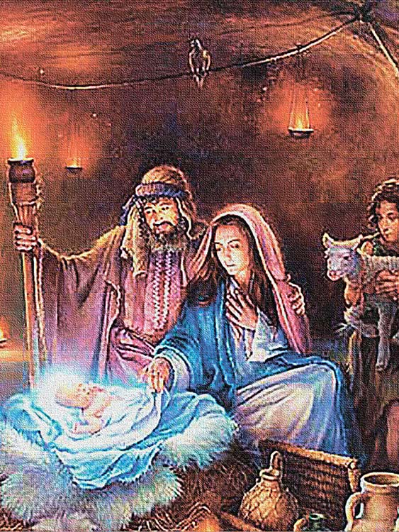 

Алмазная вышивка Цветной «Рождение Иисуса Христа»