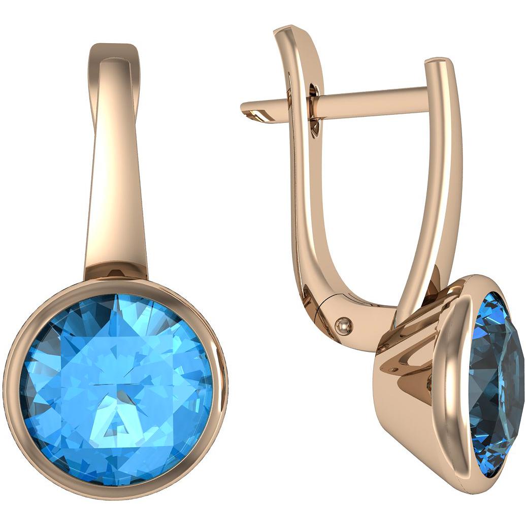 

Серьги женские из серебра ПРИВОЛЖСКИЙ ЮВЕЛИР 362708-FA15, фианит, 362708-FA15