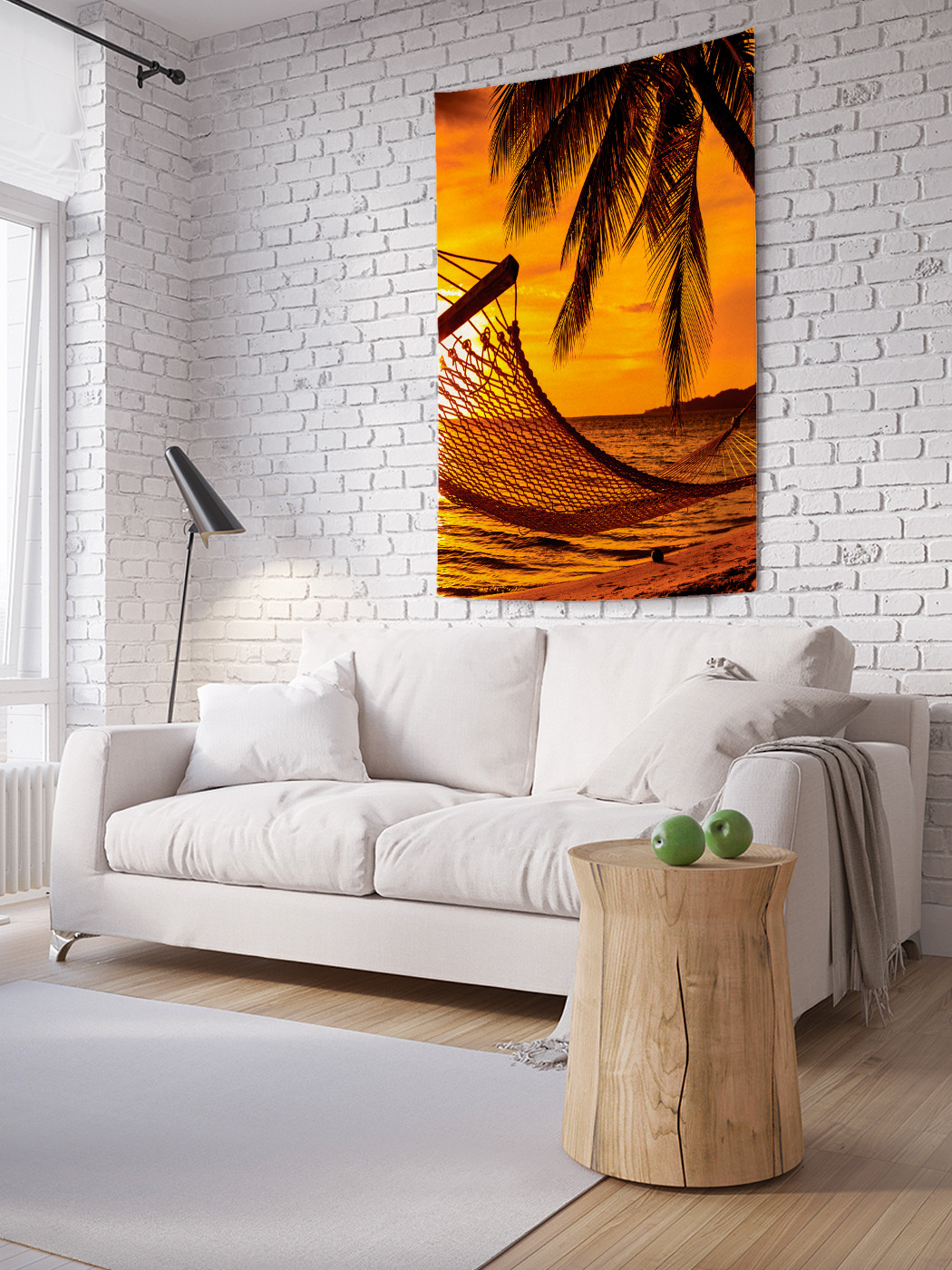 

Вертикальное фотопанно на стену JoyArty Теплый закат 100x150 см, Теплый закат