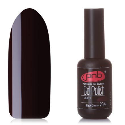 

Гель-лак PNB №234, Black Cherry