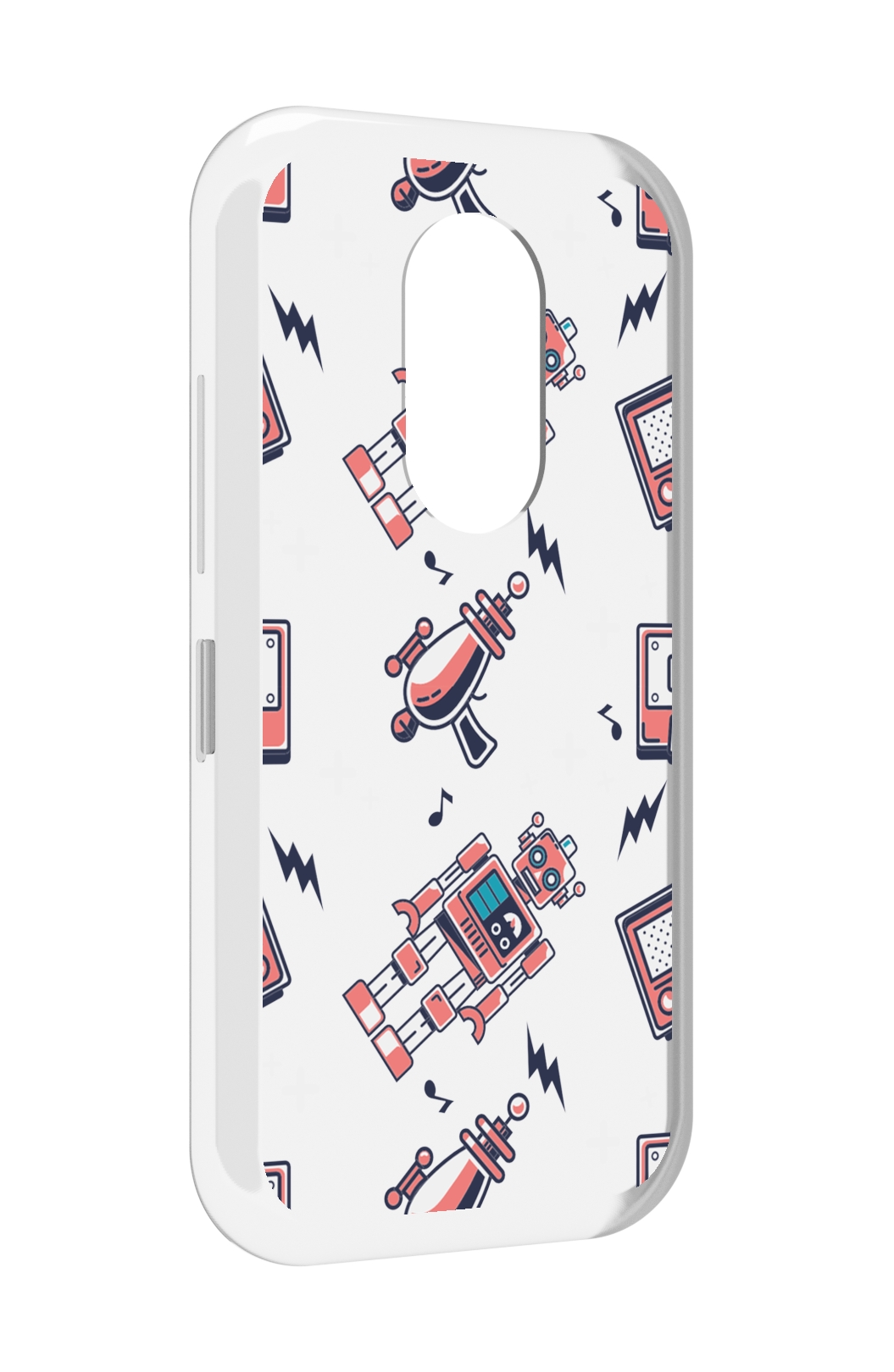 

Чехол MyPads мини-роботы для Doogee S61 / S61 Pro, Прозрачный, Tocco