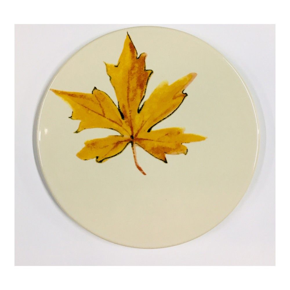 Блюдо сервировочное плоское Ceramiche Noi Leaves, 24см, 351L