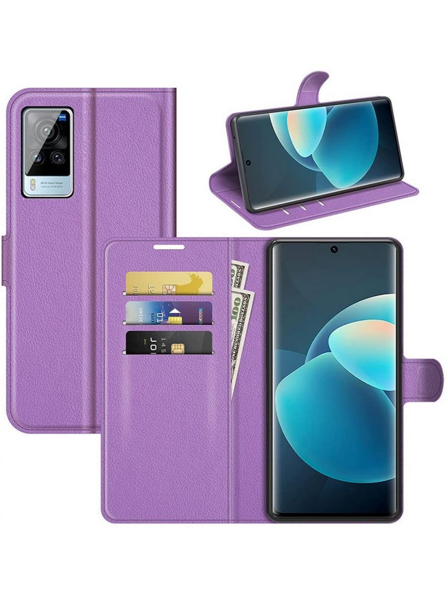 

Brodef Wallet Чехол книжка кошелек для Vivo X60 Pro черный