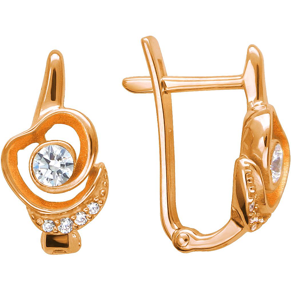 

Серьги женские из золота Эстет 01С1112468Р, фианит, 01С1112468Р