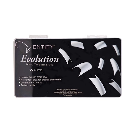 

Типсы Assorted White Tips Entity (500 шт.)