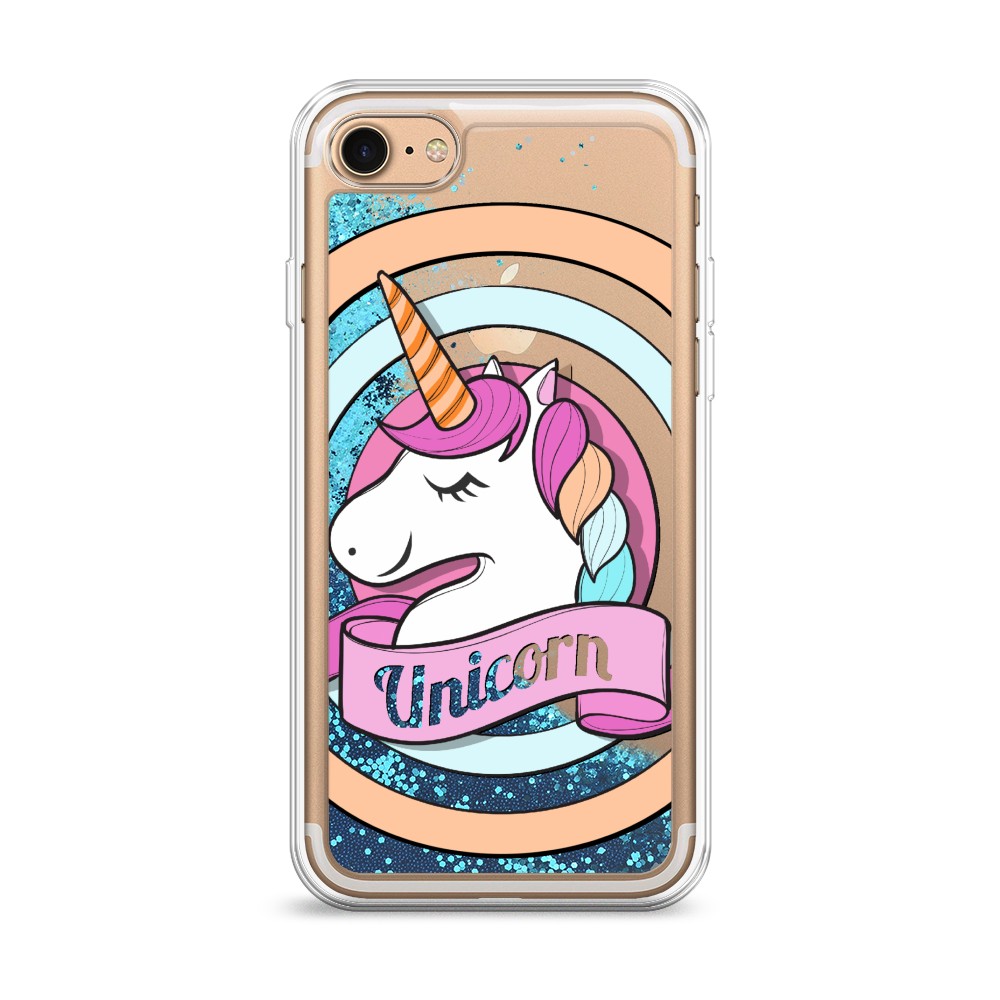 

Чехол Awog на Apple iPhone 8 / Айфон 8 "Unicorn зефирный", Разноцветный, 10893-1