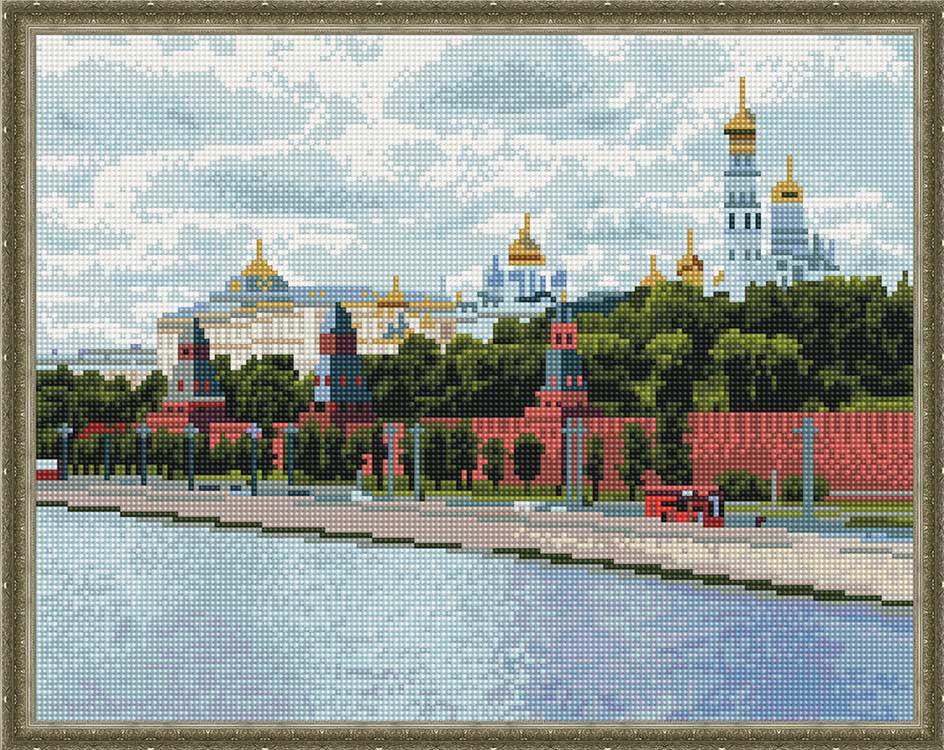 

Алмазная вышивка Molly «Москва. Кремль»