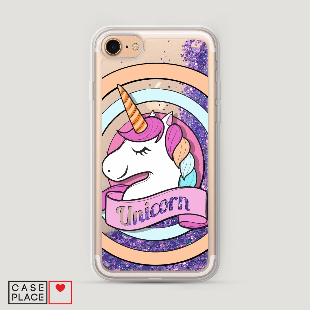 

Чехол Awog на Apple iPhone 8 / Айфон 8 "Unicorn зефирный", Разноцветный, 10892-1