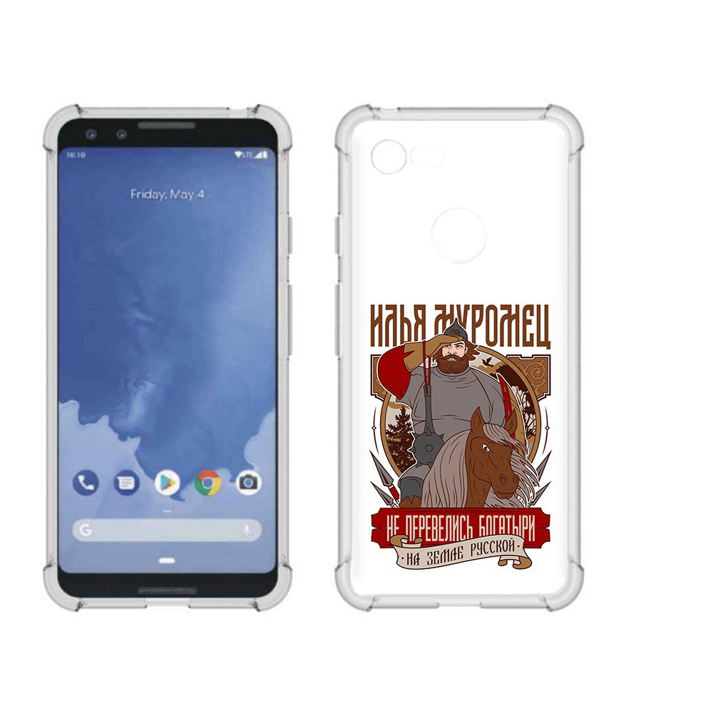 

Чехол MyPads Tocco для Google Pixel 3 Илья Муромец, Прозрачный, Tocco