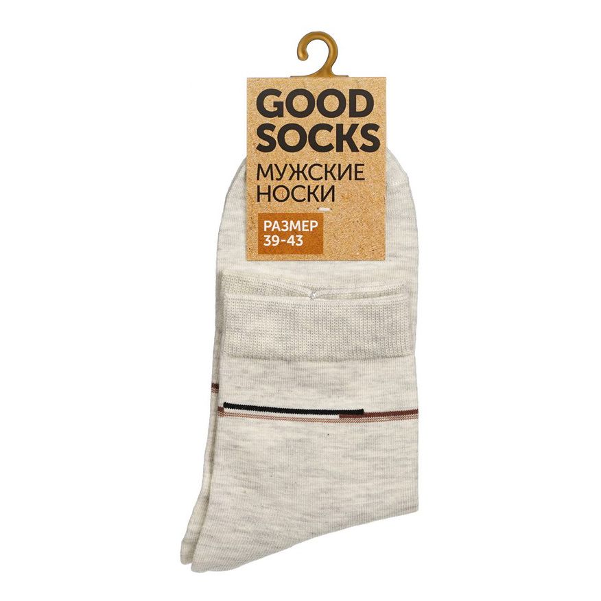 

Носки мужские Good Socks серые 39-43, Серый