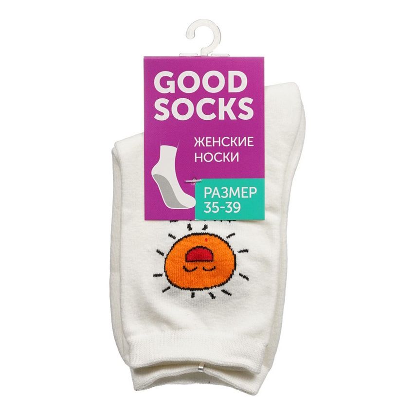 

Носки женские Good Socks белые 35-39, Белый