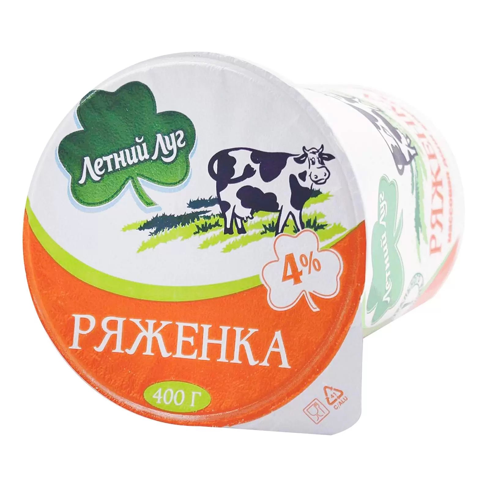

Ряженка Летний Луг 4% 400 мл