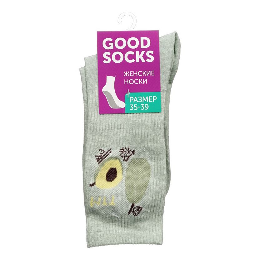 

Носки женские Good Socks зеленые, Зеленый