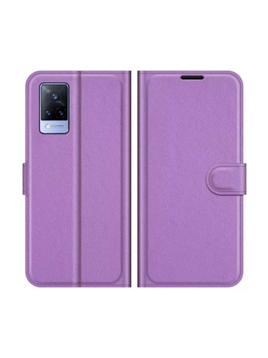 

Brodef Wallet Чехол книжка кошелек для Vivo v21 черный
