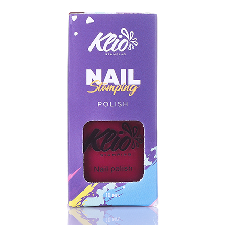 

Лак для стемпинга Klio Professional №4 бордовый, 10 мл
