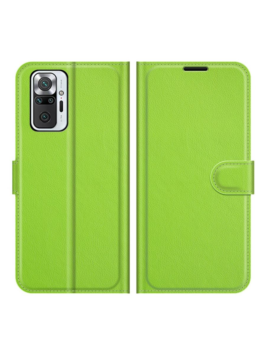 

Brodef Wallet Чехол книжка кошелек для Xiaomi Redmi Note 10 Pro коричневый