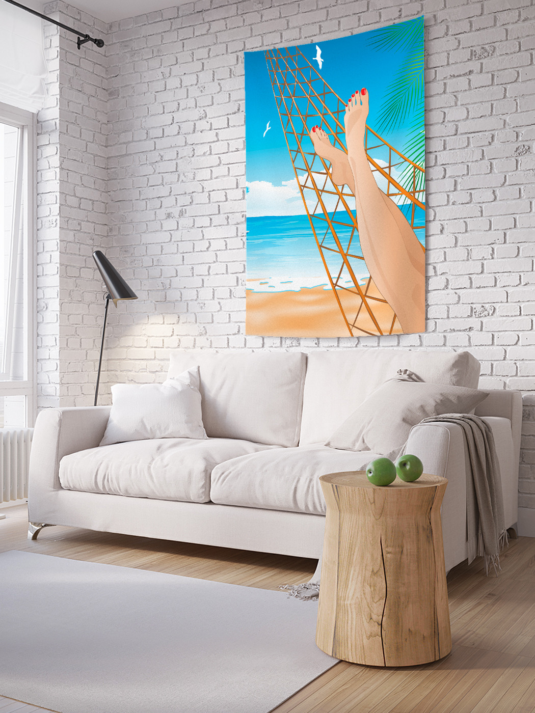 

Вертикальное фотопанно на стену JoyArty Красивый отдых 100x150 см, Красивый отдых