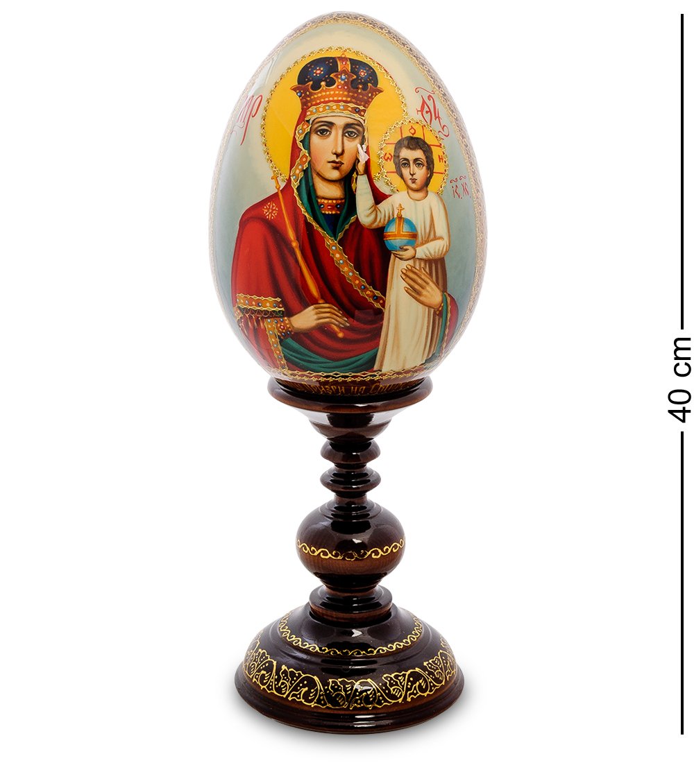 

Яйцо расписное Призри на смирение, Разноцветный