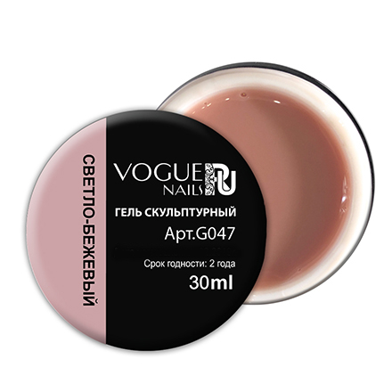 

Скульптурный гель Vogue Nails светло-бежевый 30 мл