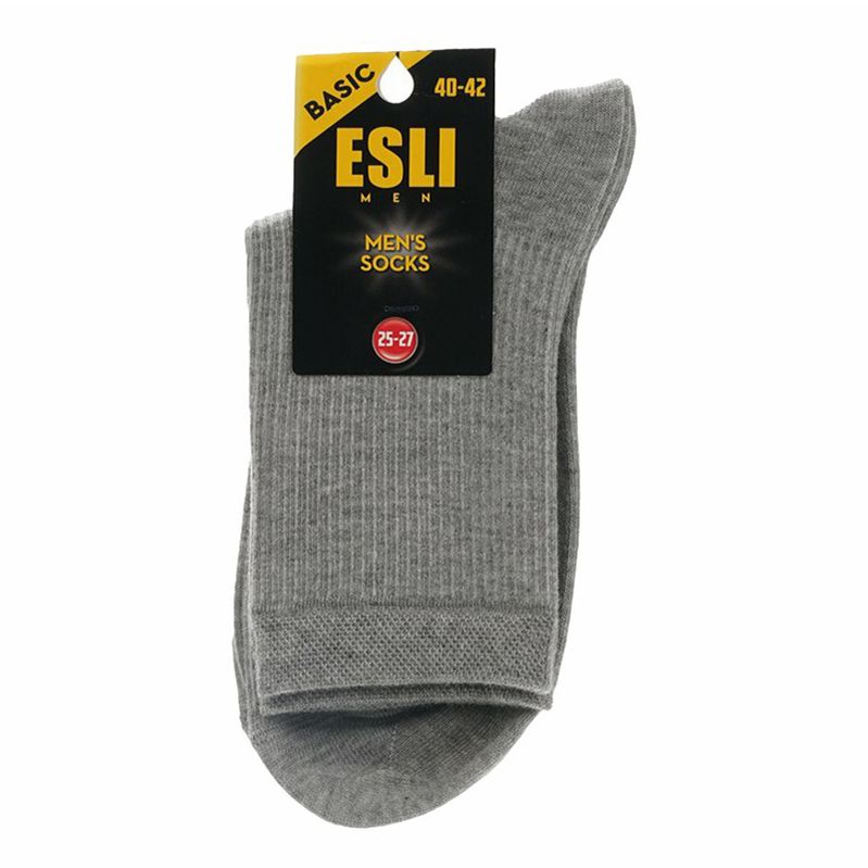 

Носки мужские Esli серые 25-27, Серый