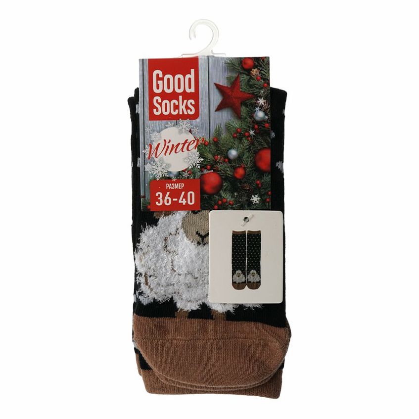 

Носки женские Good Socks черные 36-40, Черный