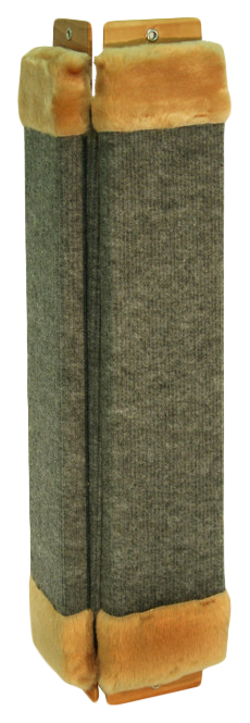 фото Когтеточка zooexpress угловая ковровая с пропиткой 50 х24 см, в ассортименте