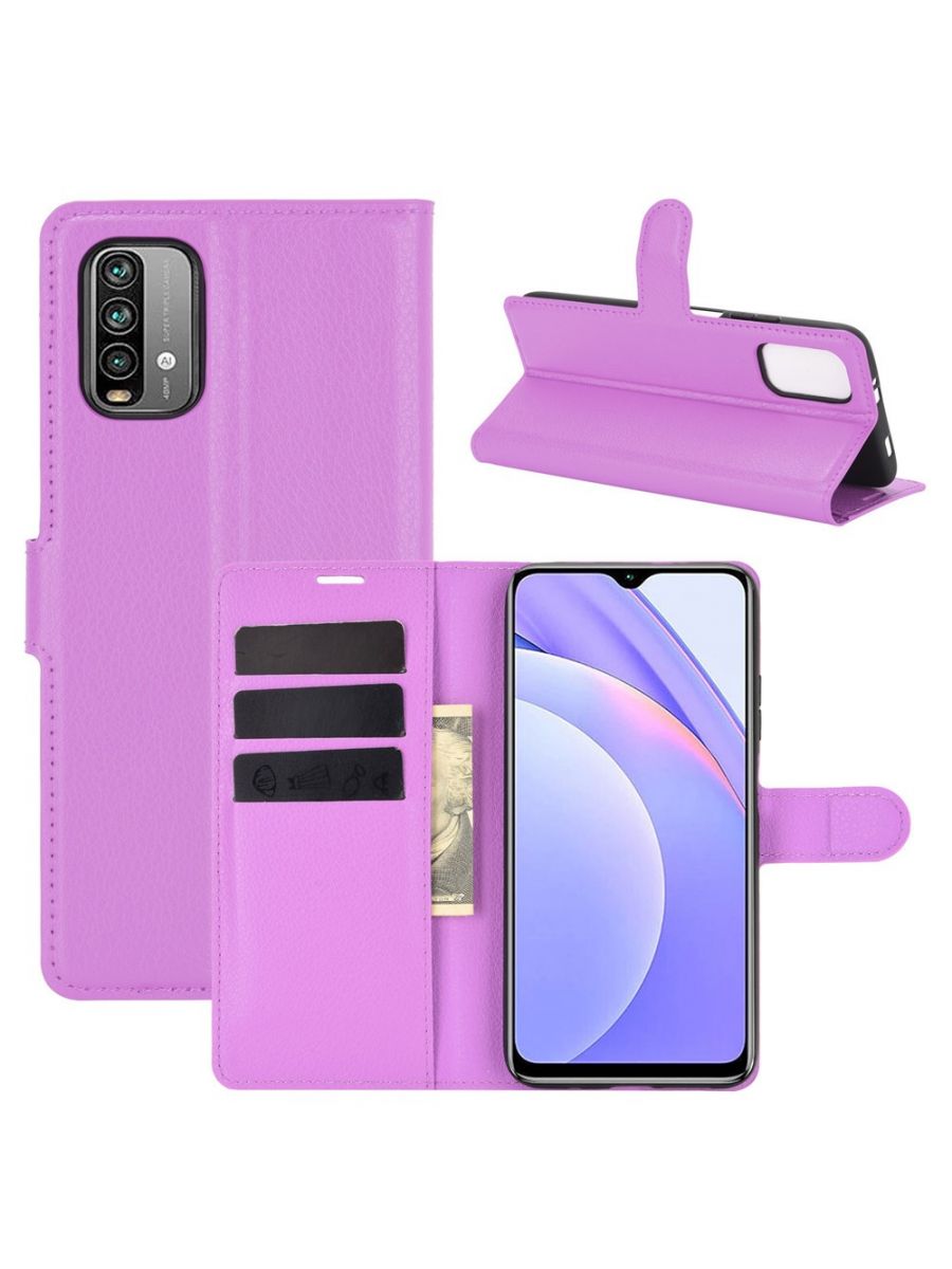 

Brodef Wallet Чехол книжка кошелек для Xiaomi Redmi 9T черный