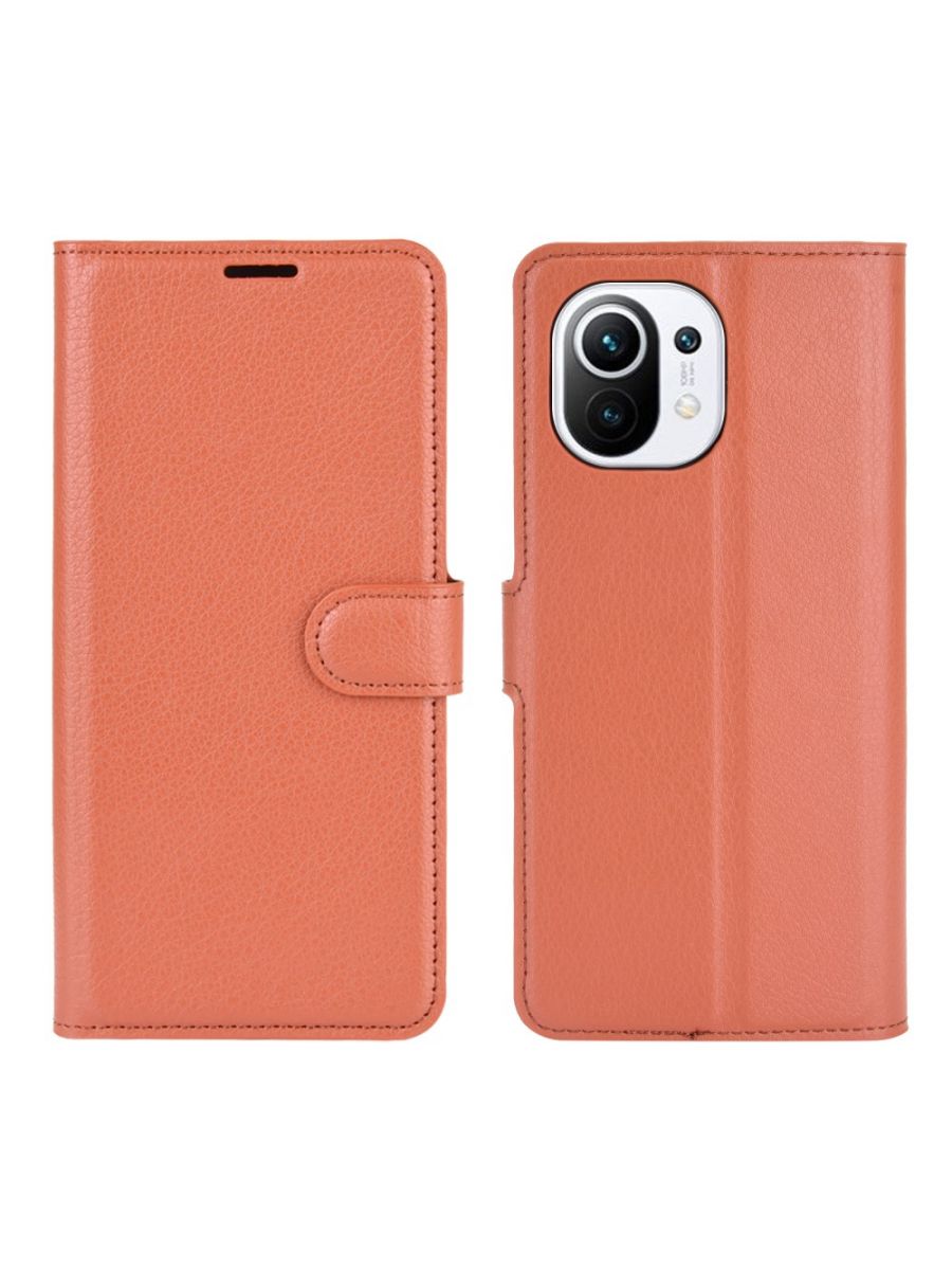 

Brodef Wallet Чехол книжка кошелек для Xiaomi Mi 11 фиолетовый