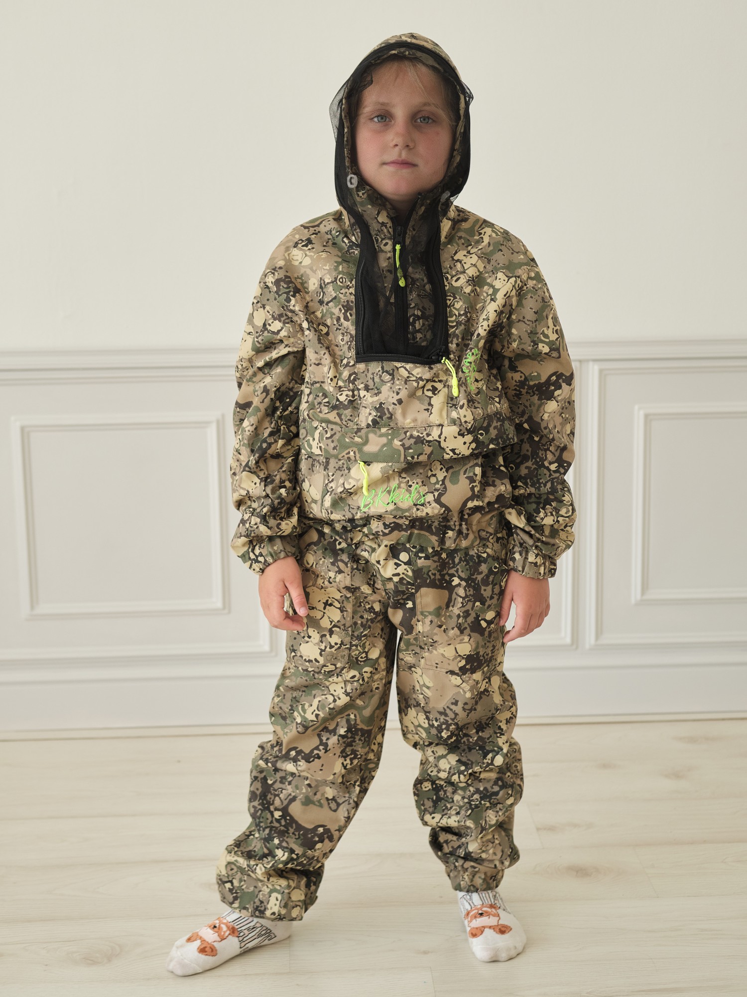 Костюм повседневный детский Белый камень Охотник, серый, 134