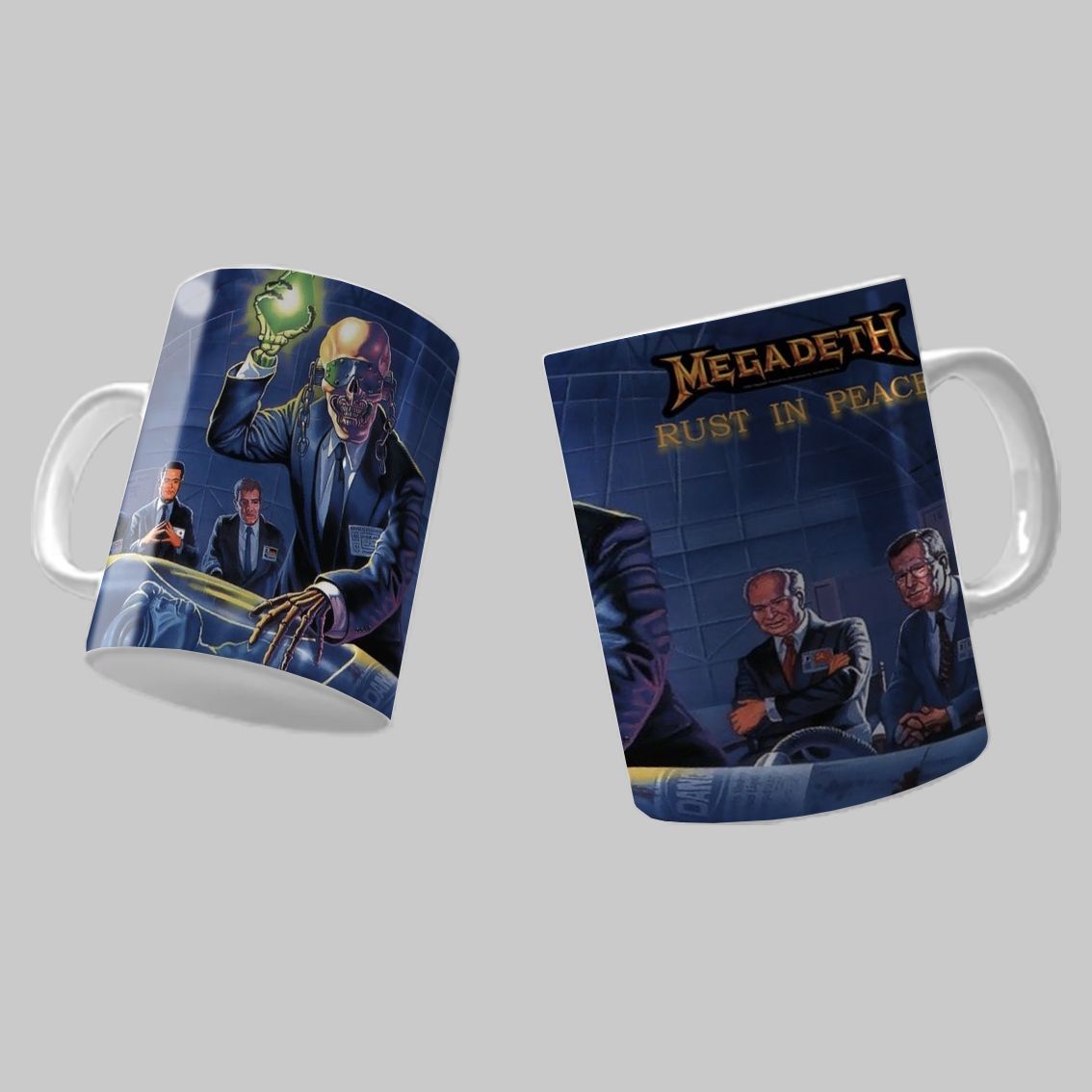 

Кружка Megadeth мегадет рок атрибутика панк
