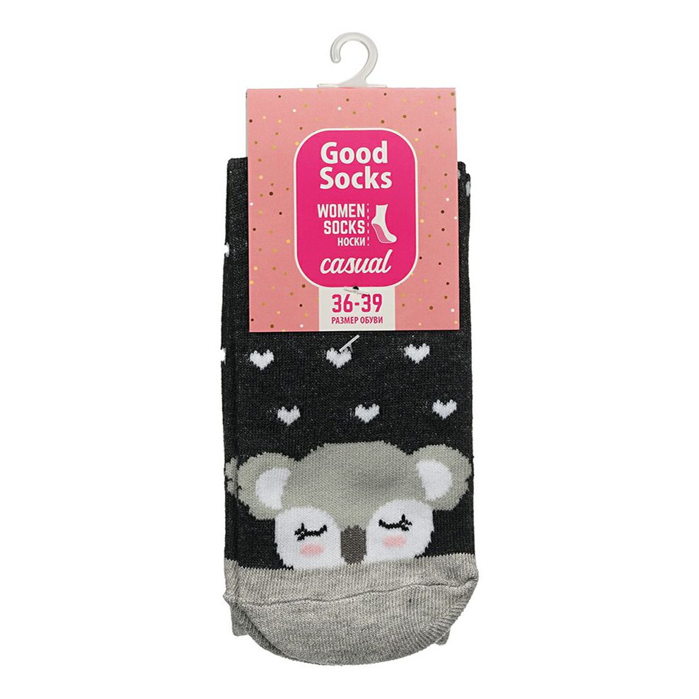 

Носки женские Good Socks черные 23-25, Черный