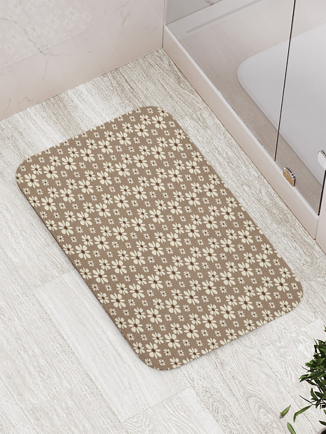 

bath_67074 Коврик противоскользящий для ванной, сауны, бассейна, 77х52 см