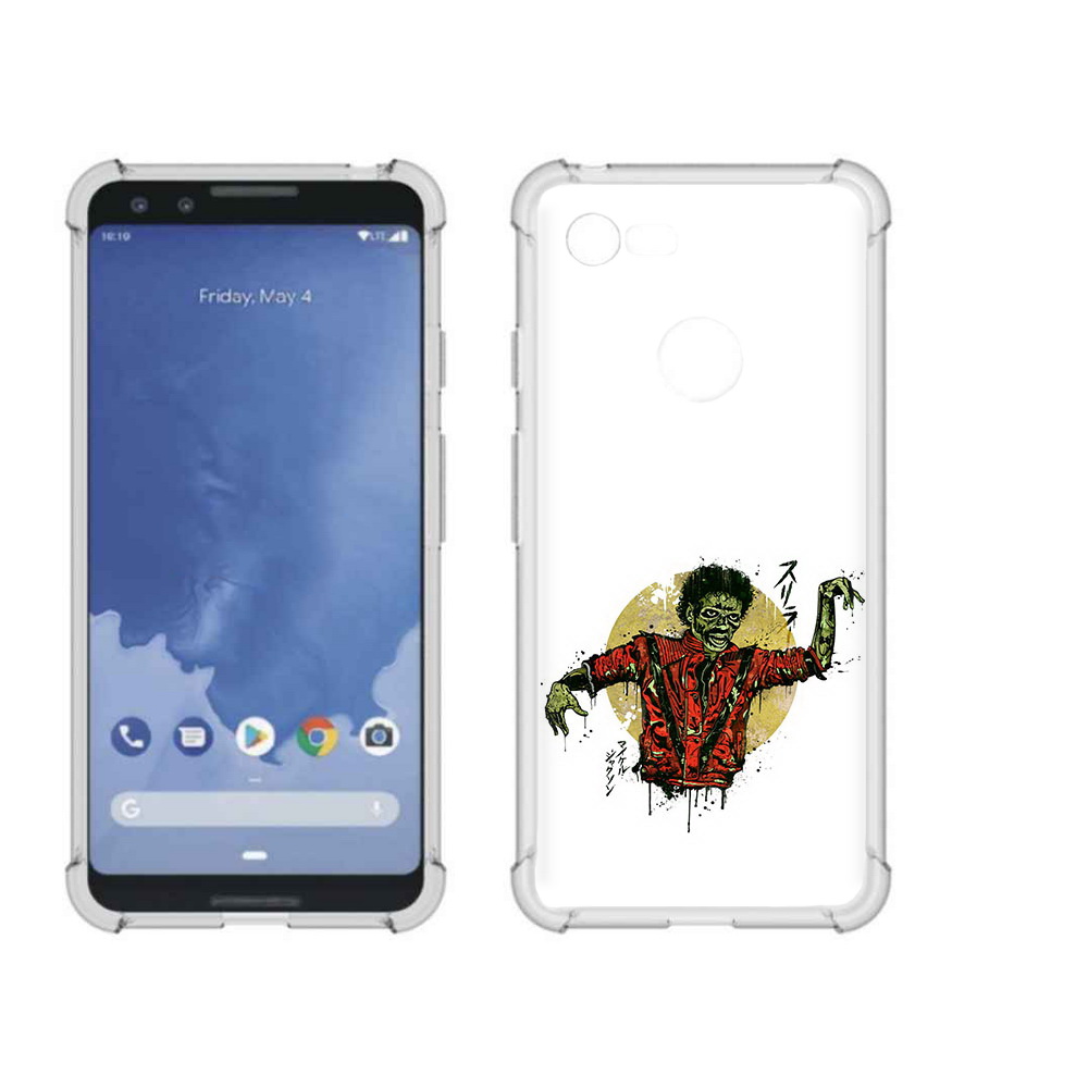 

Чехол MyPads Tocco для Google Pixel 3 Зомби, Прозрачный, Tocco