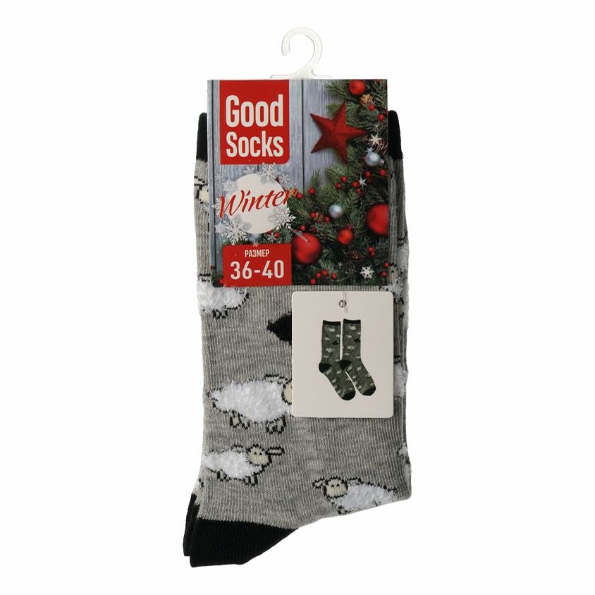 

Носки женские Good Socks серые 36-40, Серый