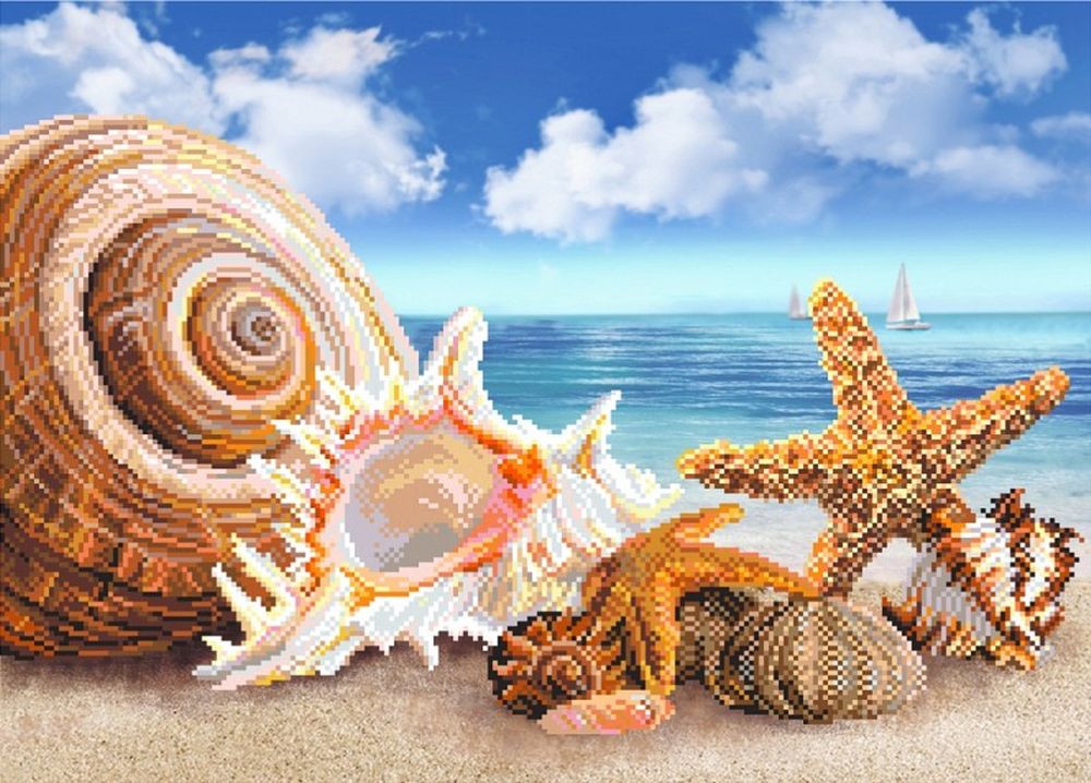 

Рисунок на ткани «Морские диковинки»