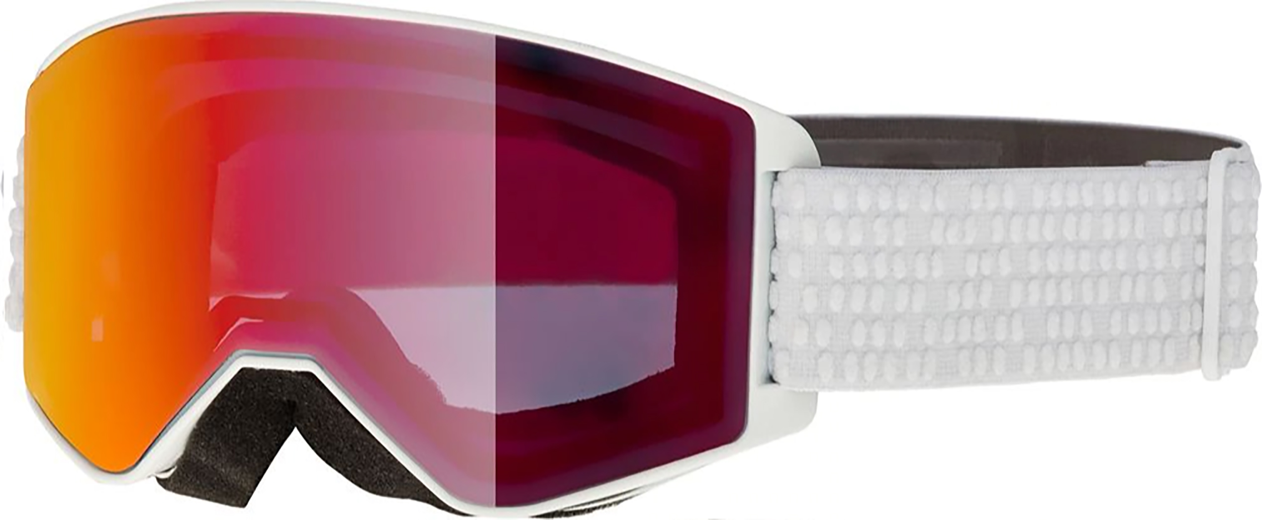 Горнолыжные очки Alpina Narkoja Q-Lite white matt/Q-Lite orange S2 23/24, Оранжевый
