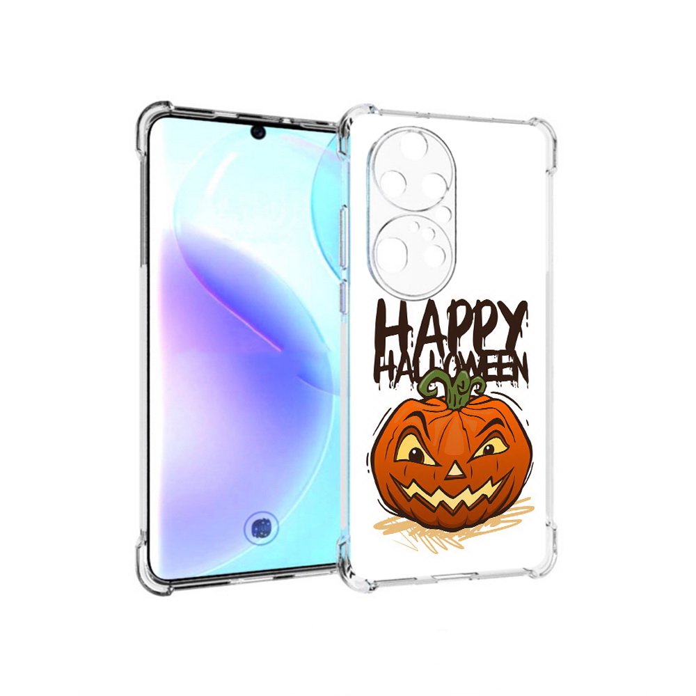 

Чехол MyPads Tocco для Huawei P50 Pro Хэллоуин счастливый, Прозрачный, Tocco