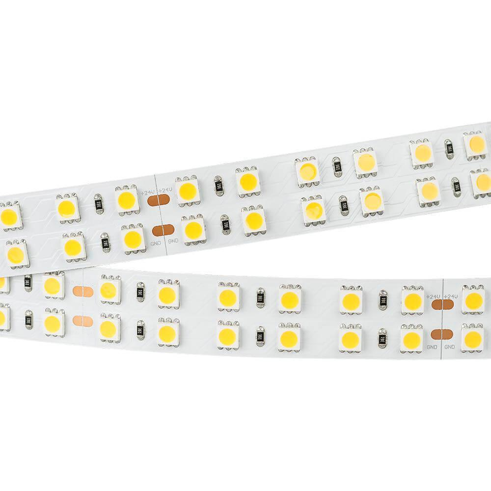 фото Светодиодная лента arlight 34,4w/m 144led/m 5060smd теплый белый 5m 012443