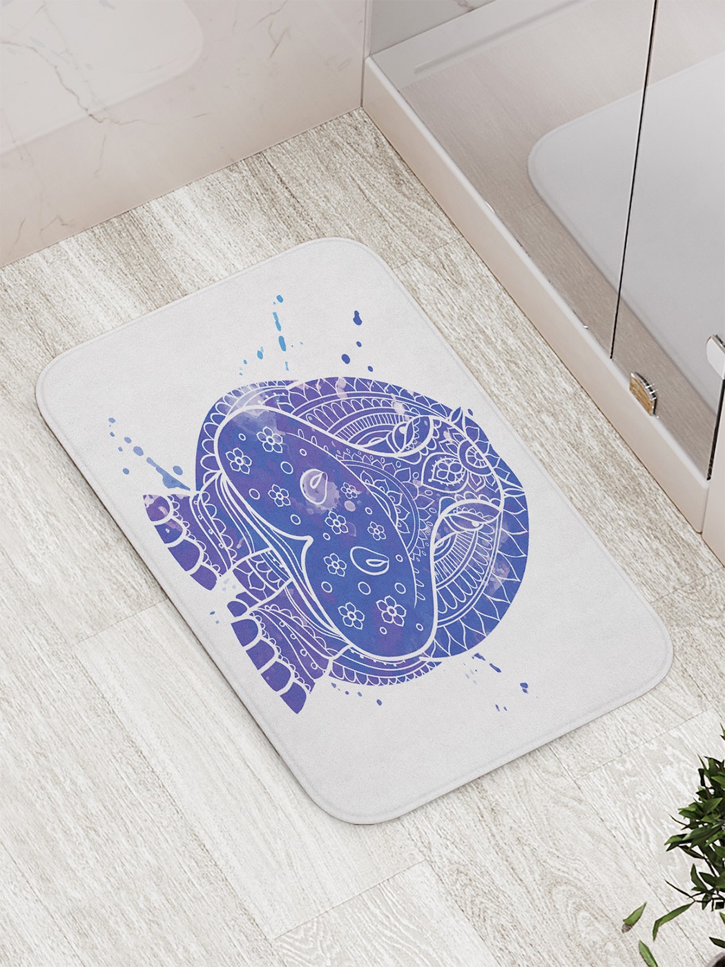 

bath_66936 Коврик противоскользящий для ванной, сауны, бассейна, 77х52 см