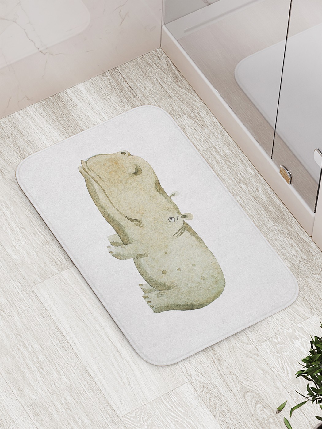 

bath_66922 Коврик противоскользящий для ванной, сауны, бассейна, 77х52 см