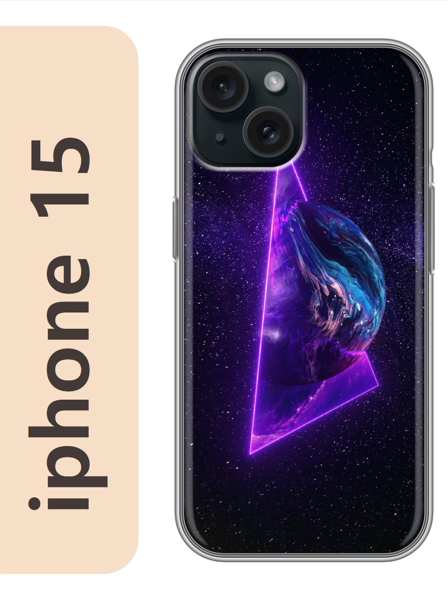 

Чехол на Apple Iphone 15 призма 270, Прозрачный, Iph15rzne