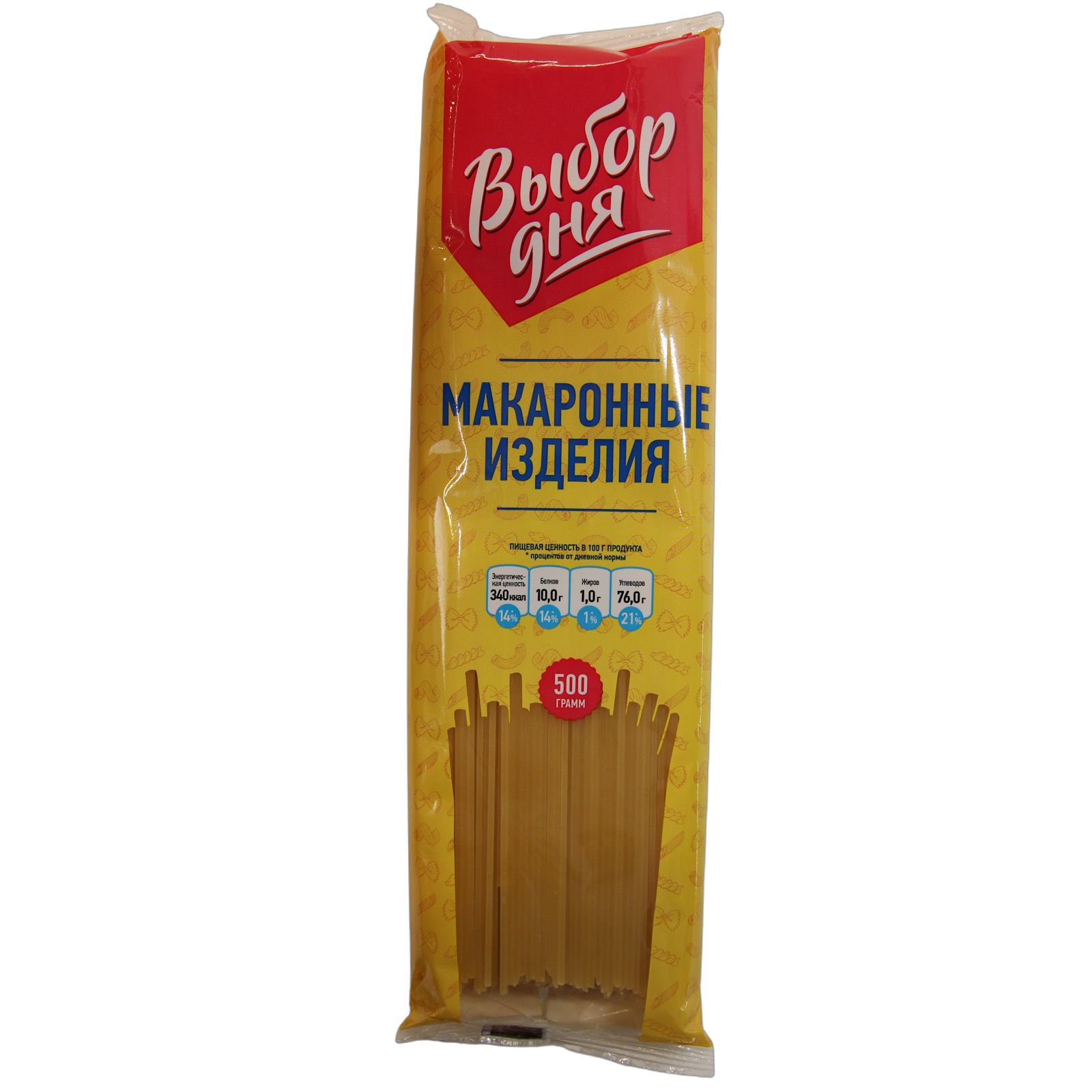 

Макаронные изделия Выбор дня 500 г